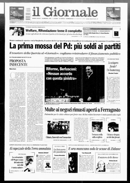 Il giornale : quotidiano del mattino